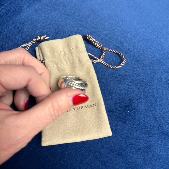 David Yurman Sterling Cable Ring - Picture 4 of 6